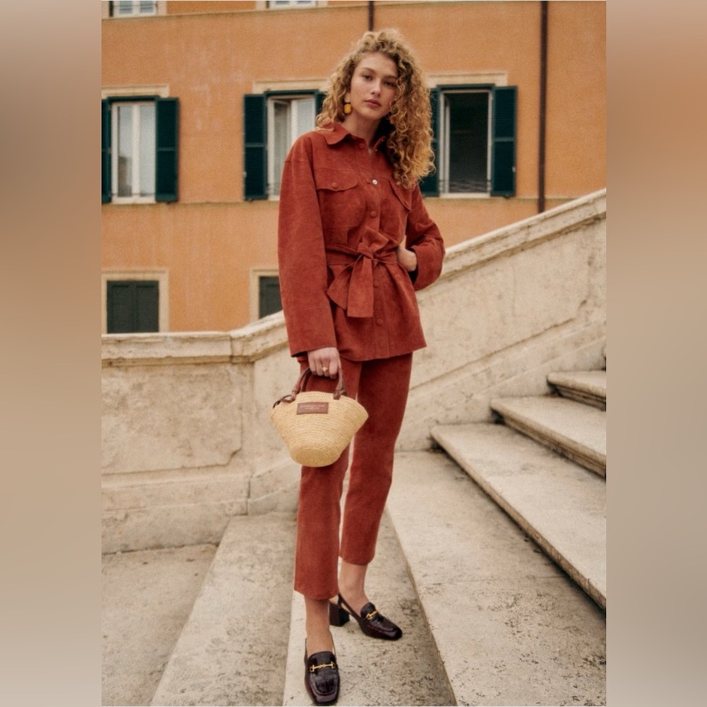 Sezane Marena Jacket- Size 2- Color: Sienna